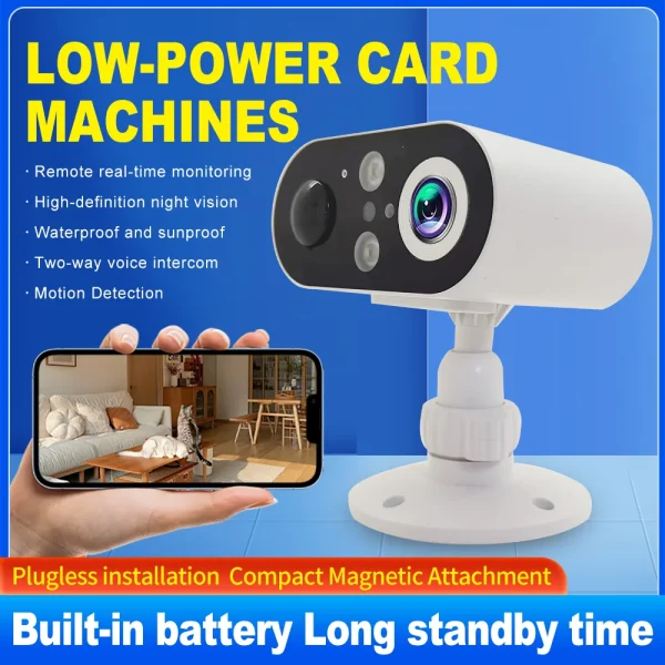 3MP 1296P V360Pro APP Full Color Solar Power 4G/WIFI IP Bullet Camera AI Humanoid Detection Home Security CCTV Baby Monitor - Image 2
