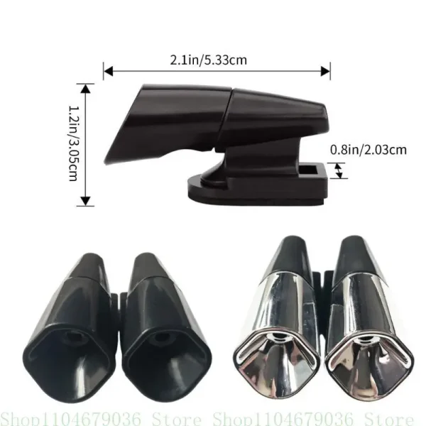 652F 2Pcs Physical Ultrasonic Animal Deer Repellers Motorcycles Trucks Outdoor Safety Alert Device Alarm Tools - Image 6
